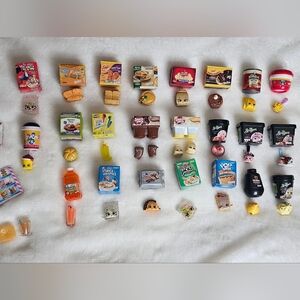 Lot Of 23 SHOPKINS Mini Brands Real Littles Figures Food Grocery Toys